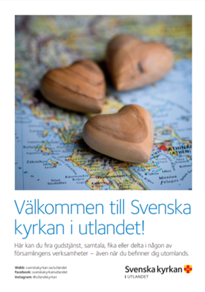 Bild på Välkommen till Svenska kyrkan i utlandet - A4 (pdf)