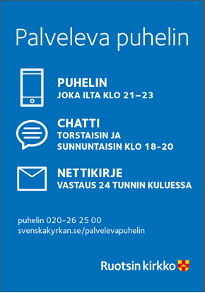 Bild på Sverigefinska telefonjouren - Papu. Annonser för nedladdning