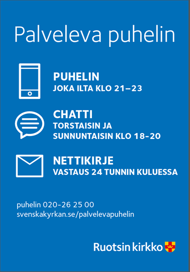 Bild på Sverigefinska telefonjouren - Papu. Annonser för nedladdning