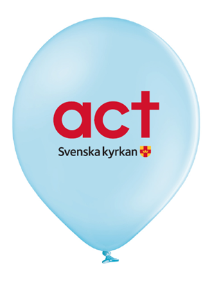 Bild på Ballonger Act Svenska kyrkan