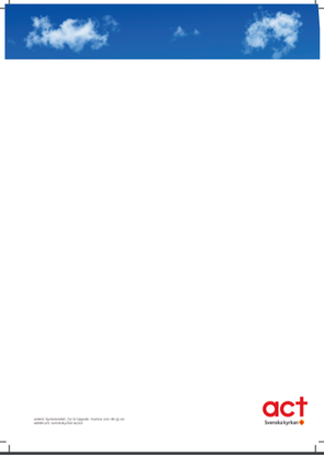 Bild på Act Tack brevpapper