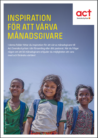 Bild på Inspirationsfolder månadsgivande