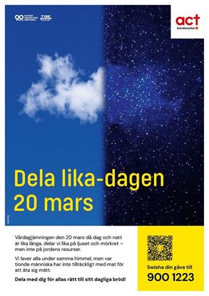 Bild på Affisch Dela lika, A4