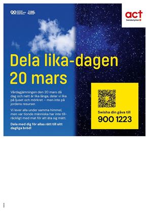 Bild på Aktivitetsaffisch Dela lika, A3