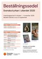 Bild på Beställningssedel Kampanj 2025 Svenska kyrkan i utlandet