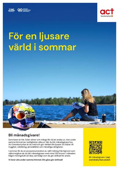 Bild på Affisch Månadsgivarerbjudande Sommaren 2025