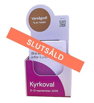 Bild på Folderställ Bra att veta – kyrkoval 2025