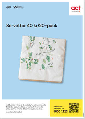 Bild på Säljskylt servetter