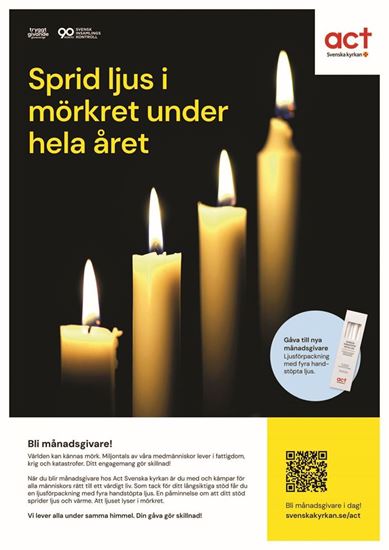 Bild på Affisch A4 Månadsgivarerbjudande hösten 2025