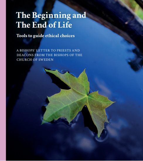 Bild på Biskopsbrev om Livets början och livets slut. Engelsk utgåva