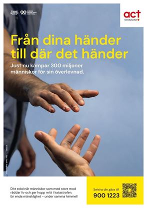 Bild på Affisch Från dina händer till där det händer, A4