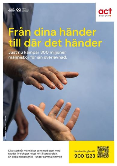 Bild på Affisch Från dina händer till där det händer, A4