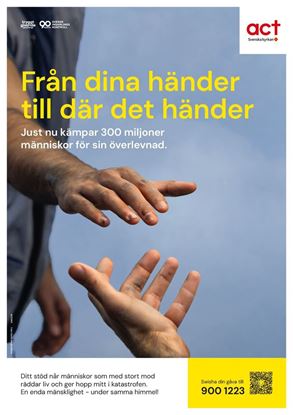 Bild på Affisch Från dina händer till där det händer, A3