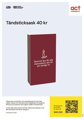 Bild på Säljskylt Tändsticksask