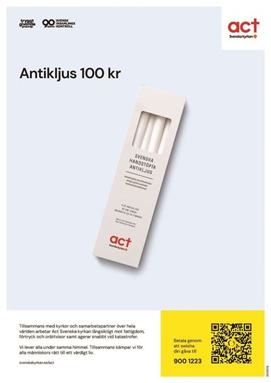 Bild på Säljskylt Antikljus