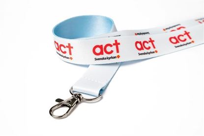 Bild på Act Svenska kyrkan. Nyckelband i 10-pack. Blå