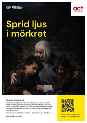 Bild på Affisch Sprid ljus i mörkret, A4