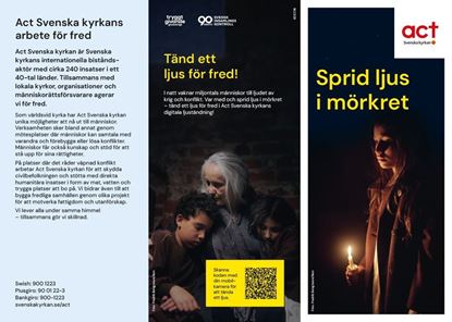 Bild på Folder Sprid ljus i mörkret, 99x210 mm