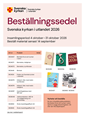 Bild på Beställningssedel Kampanj 2026 Svenska kyrkan i utlandet