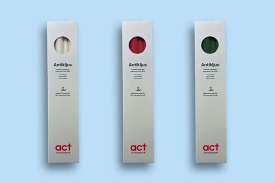 Bild på Antikljus Act Svenska kyrkan
